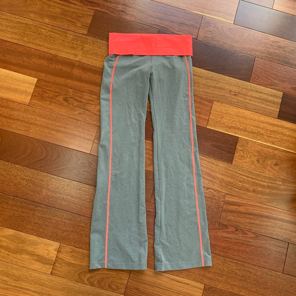 Ph8/Bebe Sport FoldOver Gray Pants- Small
